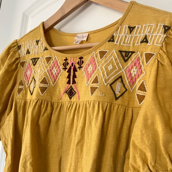 Embroidered Aztec Shirt - Picture 2 of 4